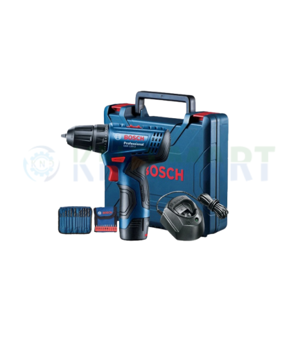 Máy khoan pin vặn vít Bosch GSR 120 LI GEN II kèm phụ kiện